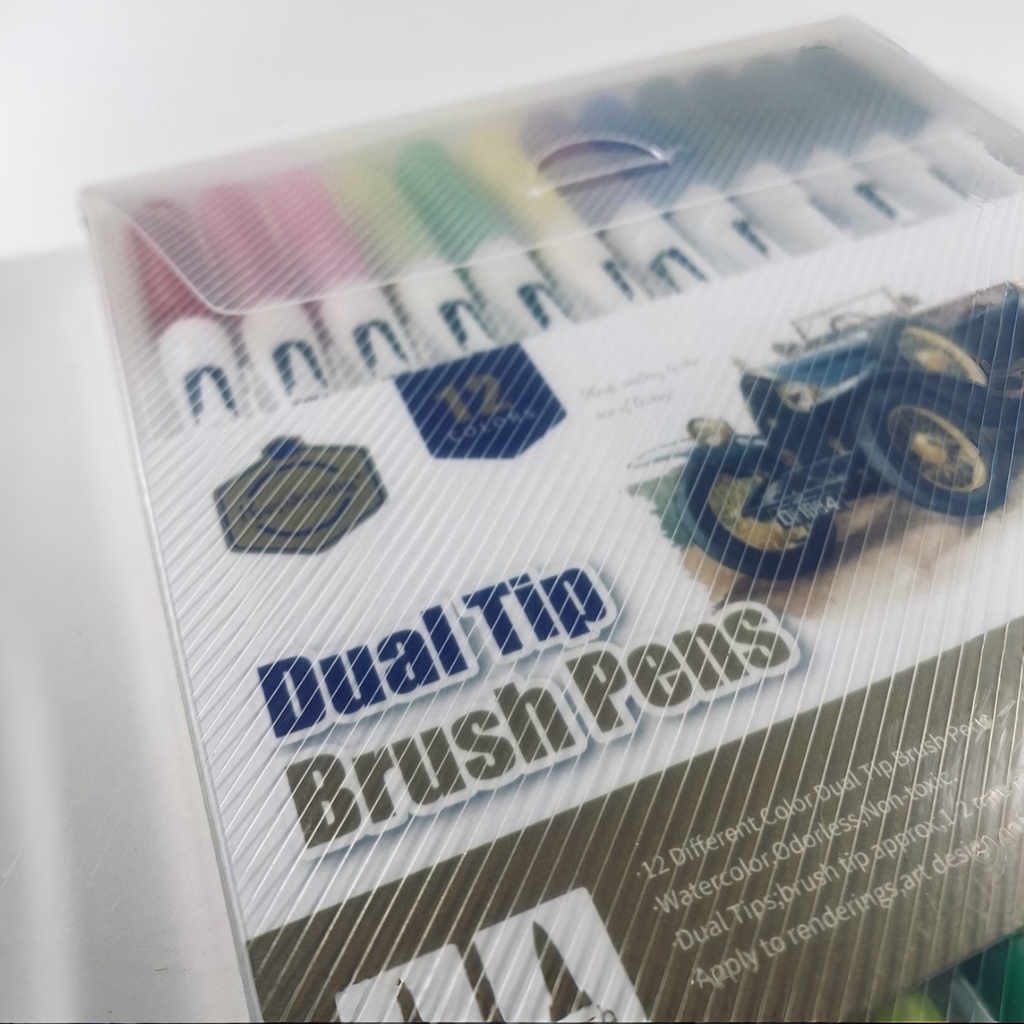 Dual Tip Brush Pen (Keep Smiling)